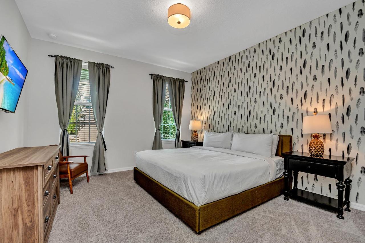 Modern Villa Wprivate Pool&Spa, Free Water Park Orlando Ngoại thất bức ảnh