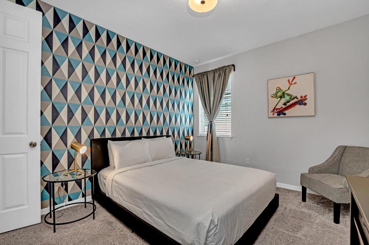 Modern Villa Wprivate Pool&Spa, Free Water Park Orlando Ngoại thất bức ảnh